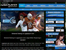 Tablet Screenshot of ligaplayer.com